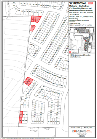Mattamy - Martin East Map of survey