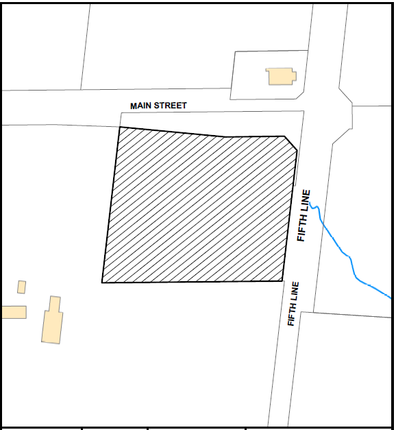 Map of development area Map of development area