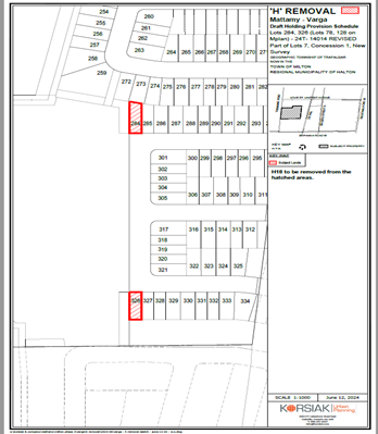 Mattamy (Milton West) Limited Map of survey