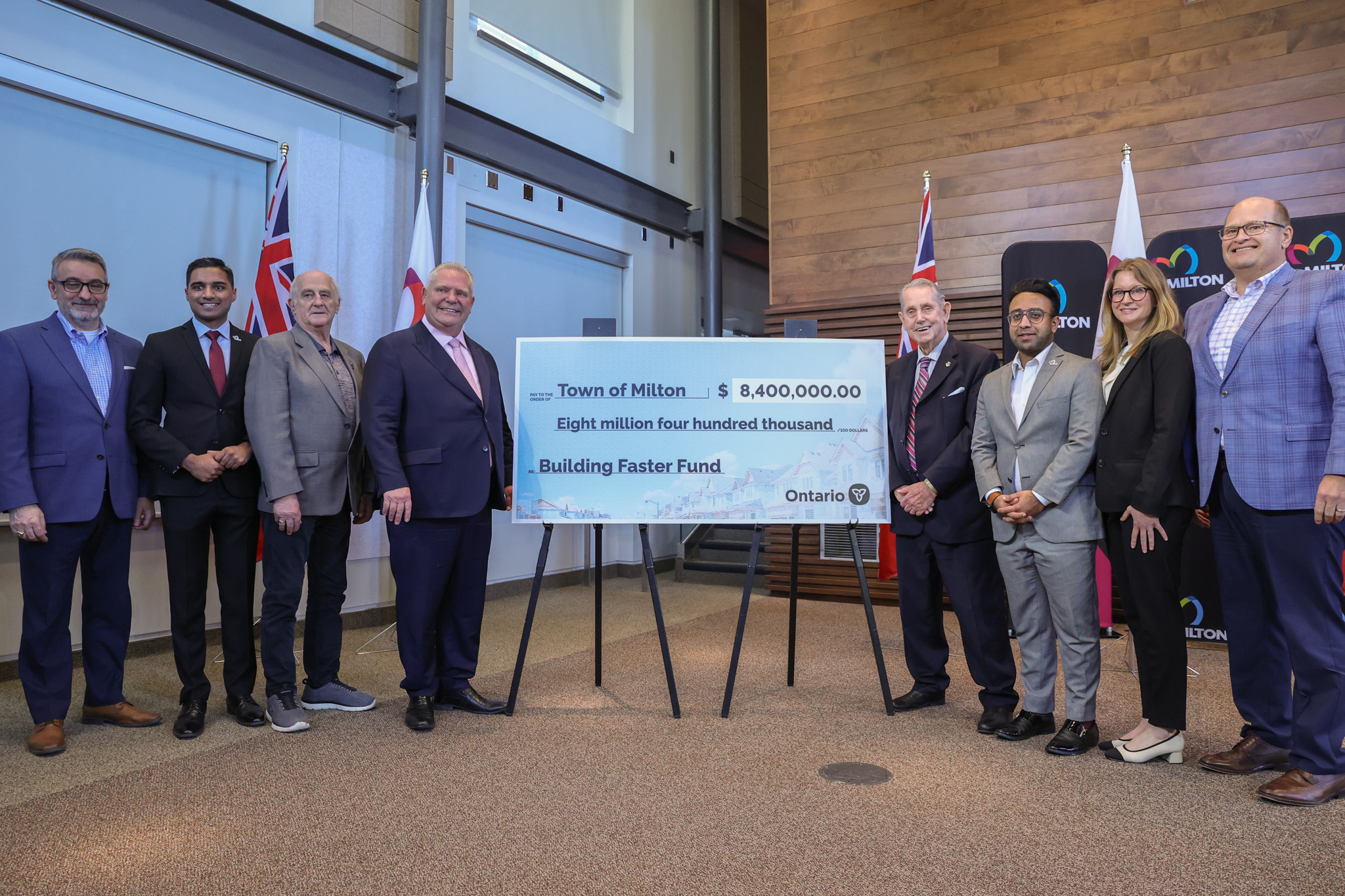 Photo of Provincial Funding Announcment Photo of Provincial Funding Announcment