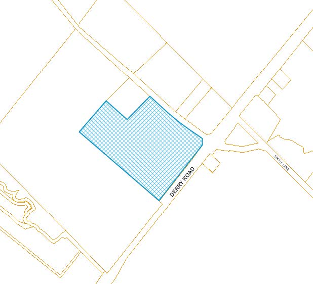Map of development area